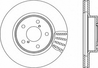 OPEN PARTS bda149120 -  Тормозной диск